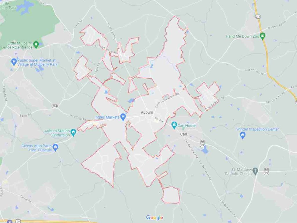 Auburn, GA Image Map